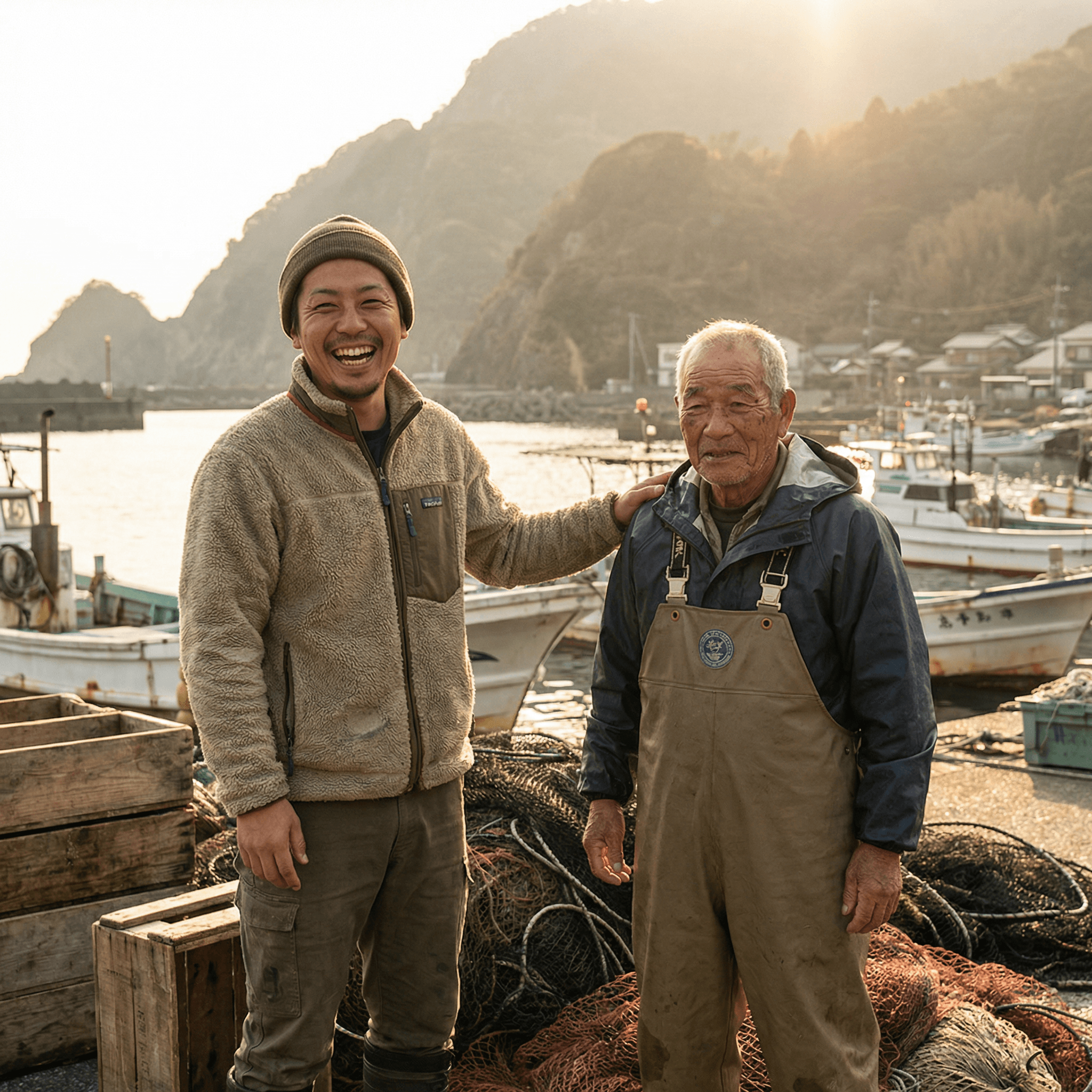地域の漁師さんとの交流